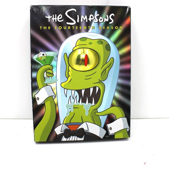 The Simpsons: the Fourteenth Season (DVD, 2002) 4 Disc Set Pre-Owned - Picture 1 of 3
